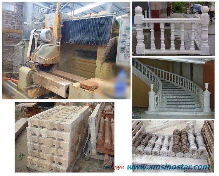 P2-Marble Granite Baluster Railing Cutting Machine(001)