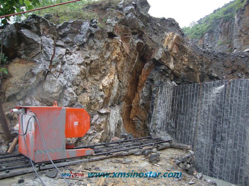 p2-diamond wire saw machine for marble quarry cutting