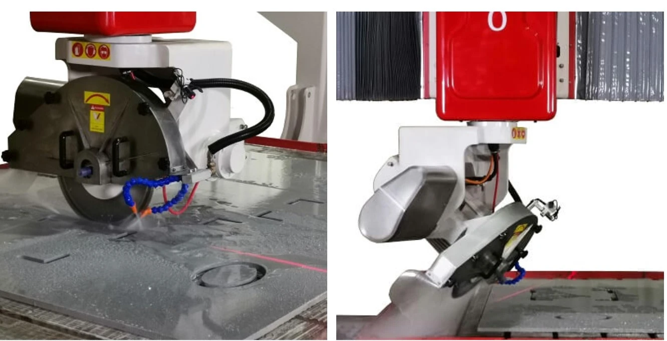 5 Axis Stone Cutting Machine head rotation tilting 5 Axis Stone Cutting Machine head rotation tilting