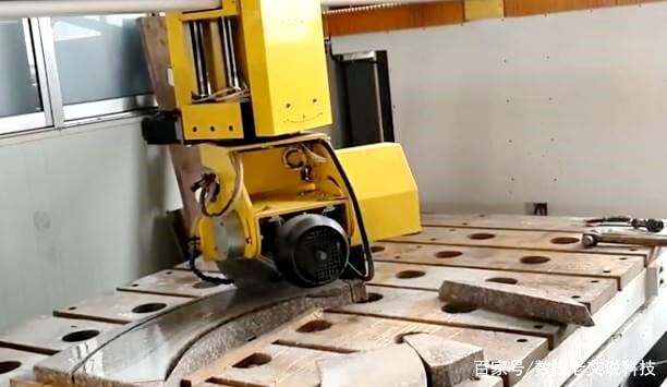 5 axis stone tile saw cutting details