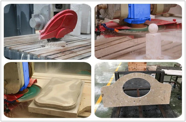 countertop sink stone cut 5 axis stone tile saw