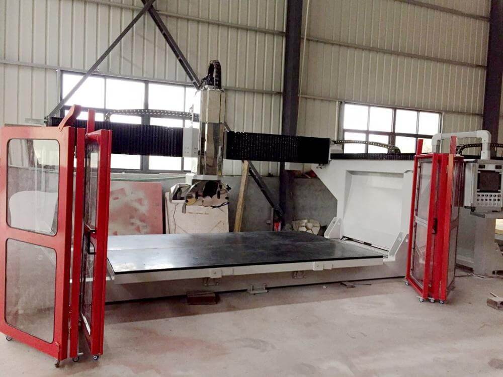 5 axis stone tile saw Under Production