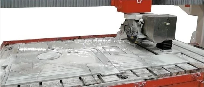 CNC Stone Tile Cutter with sucker