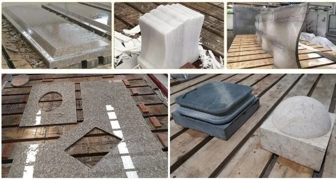 stone cut by CNC Stone Tile Cutter