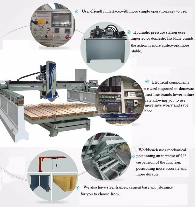 Stone Slab Edge Cutting Machine Details