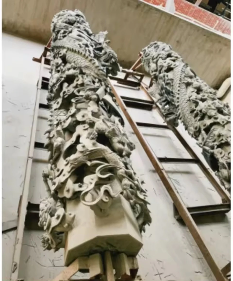 granite column cut by carving machine granite column cut by carving machine
