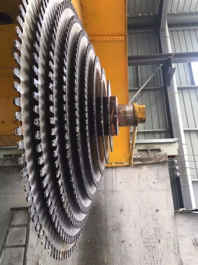Disc of marble block cutter Disc of marble block cutter