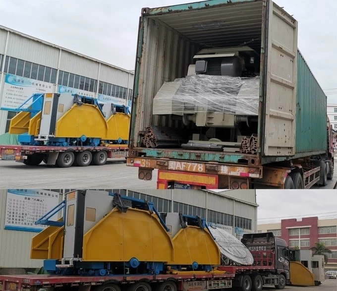 Stone mining machine packing and loading Stone mining machine packing and loading