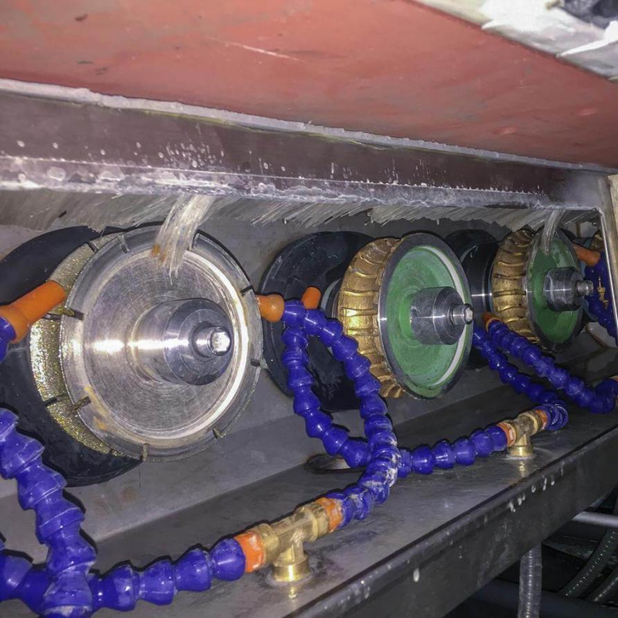 profiling wheels for the machine
