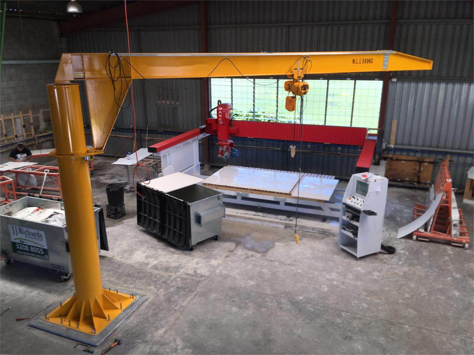 Jib Crane of granite tile cutter machine