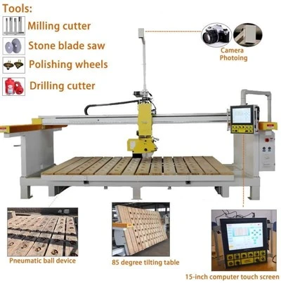 How to ensure the stability of a stone cutting machine during operation?