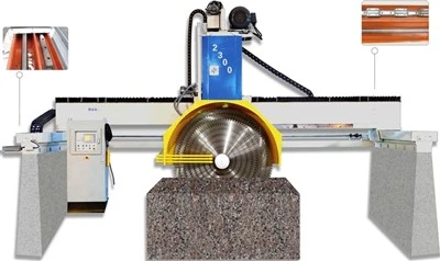 What is the weight of a block cutting machine?